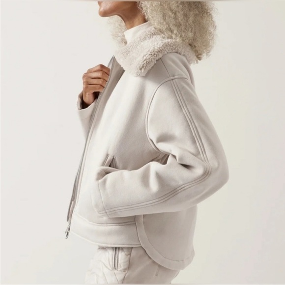 🆕 ATHLETA Women’s Westbound Dual Zip Sherpa Jacket - 1X - Picture 6 of 12
